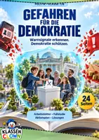 Vorschau - Arbeitsblätter - Demokratie Gefahren Klasse 7 8 - Deckblatt