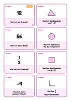 Vorschau - Spiele - Ich habe … Wer hat …? – Grundwissen Mathematik Klasse 6 - Seite 1