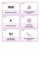 Vorschau - Spiele - Ich habe … Wer hat …? – Grundwissen Mathematik Klasse 6 - Seite 3