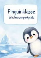 Vorschau - Bildkarten - Pinguinklasse - Schulranzenparkplatz - 2 Varianten - Deckblatt