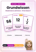 Vorschau - Spiele - Ich habe … Wer hat …? – Grundwissen Mathematik Klasse 6 - Deckblatt