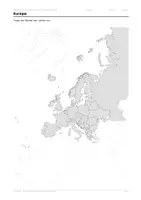 Vorschau - Arbeitsblätter - Stumme Karten Welt, Kontinente, Deutschland – mit Lösungen - Seite 1