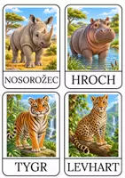 Náhled - Zvířatka ze zoo - krycí list