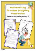 Vorschau - Stundenentwürfe - Sequenz Religion Klasse 1/2 - Verantwortung für unsere Schöpfung übernehmen - Deckblatt