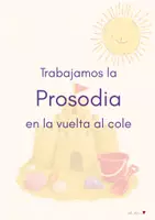 Vista previa - Juegos / Gamificación - Trabajamos la prosodia con la vuelta al cole - Portada