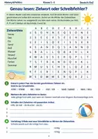 Vorschau - Arbeitsblätter - Sommer Suchsel Arbeitsblätter Klasse 5–6 - Seite 3