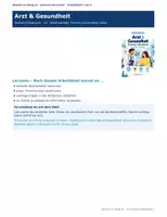 Vorschau - Unterrichtsreihen - Arzt & Gesundheit | Deutsch–Ukrainisch A1 - Seite 1
