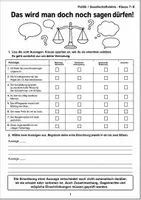 Vorschau - Arbeitsblätter - Meinungsfreiheit Klasse 7 8 - Seite 1