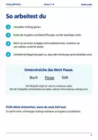 Vorschau - Arbeitsblätter - 15 Basisscreenings Deutsch Mathe Englisch Klasse 7–8 - Seite 2