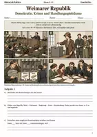 Vorschau - Arbeitsblätter - Weimarer Republik Basisscreening Klasse 9–10 - Deckblatt