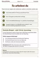Vorschau - Arbeitsblätter - Weimarer Republik Basisscreening Klasse 9–10 - Seite 1