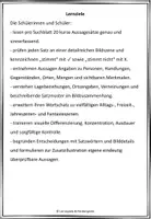 Vorschau - Arbeitsblätter - Bilddetektiv - lesen auf Satzebene - einfachere Version - Seite 1