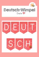 Vorschau - Poster - Drache: Wimpelkette "Deutsch" - Deckblatt
