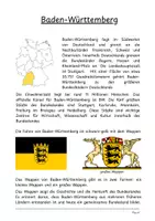Vorschau - Arbeitsblätter - Bundesland Baden-Württemberg - Seite 1