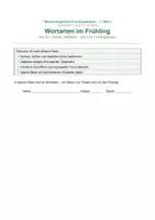 Vorschau - Unterrichtsreihen - Deutsch in Action - Wortarten im Frühling Nomen, Verben & Adjektive sicher erkennen und anwenden - 5./6./7./8. Klasse / Schulstufe - Seite 1
