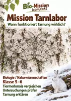 Vorschau - Arbeitsblätter - Tarnung bei Tieren – Mission Tarnlabor | Arbeitsheft Biologie Klasse 5-6 - Deckblatt