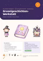 Vorschau - Arbeitsblätter - Halloween Gruselgeschichten schreiben – Grundschule - Deckblatt