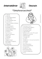 Vorschau - Arbeitsblätter - Deutsch Klasse 4 komplett – 42 Arbeitsblätter – Grammatik, Rechtschreibung & Textverständnis – Zeichensetzung, wörtliche Rede, Wortarten, Satzarten, Satzglieder & Zeitformen - Seite 1