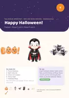 Vorschau - Arbeitsblätter - Halloween Englisch Grundschule: Happy Halloween! - Seite 1