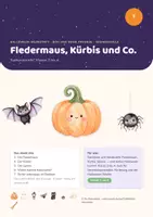 Vorschau - Arbeitsblätter - Halloween Sachunterricht: Fledermaus, Kürbis & Co. - Seite 1