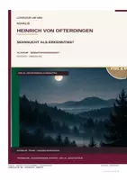 Vorschau - Arbeitsblätter - Novalis: Heinrich von Ofterdingen – Blaue Blume & Frühromantik | Klausur + EWH - Seite 1