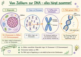 Vorschau - Arbeitsblätter - Wanyvo´s Lernspuren Chromosomen und Karyogramm - Seite 2