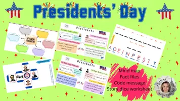 Vorschau - Arbeitsblätter - Presidents' Day: USA Landeskunde (5-8) - Deckblatt