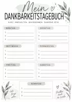 Vorschau - Arbeitsblätter - 🌿Mein Dankbarkeitstagebuch – 52 Wochen für mehr Dankbarkeit und Achtsamkeit🌿 - Seite 3
