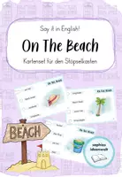 Vorschau - Spiele - Stöpselkasten: Say it in English - On The Beach - Deckblatt