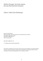 Vorschau - Arbeitsblätter - Weitere Übungen, die stark machen bei LRS - Seite 2