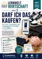 Vorschau - Unterrichtsreihen - Darf ich das kaufen? – Geschäftsfähigkeit & Taschengeldparagraph | Lernwelt Wirtschaft - Deckblatt