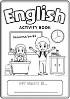 anteprima - Programmi scolastici / Materiali per docenti - English activity book first classes primary School - Pagina di copertina