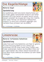 Vorschau - Spiele - Hallenspiele – 26 Spielkarten für Vorschule & Klasse 1: Sporthalle, Bewegungsspiele, Koordination, Gleichgewicht, Motorik, Teamspiele, Kita & Grundschule – illustrierte Spielanleitungen als PDF - Seite 2