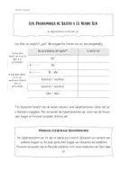 Vorschau - Arbeitsblätter - Die Subjektpronomen und das Verb ser - Deckblatt