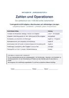 Vorschau - Arbeitsblätter - Zahlenraum bis 1 000 000 Trainingsheft mit 89 Aufgaben Addition, Subtraktion, Multiplikation, Division, Stellenwert, Kopfrechnen, schriftliches Rechnen, Sachaufgaben Klasse 4 - Seite 1