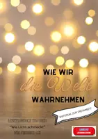 Vorschau - Unterrichtsreihen - "Wie Licht schmeckt" Unterrichtsmaterial, Freiarbeit, Lesetagebuch - Deckblatt