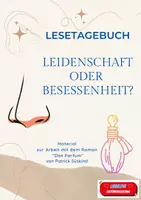 Vorschau - Unterrichtsreihen - Lesetagebuch zu P. Süskind „Das Parfum“ (Freiarbeit zur Lektüre) - Deckblatt
