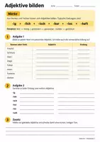 Vorschau - Arbeitsblätter - 5 Wortarten Dossier - Nomen, Verben, Adjektive, Pronomen, Partikel - Seite 3