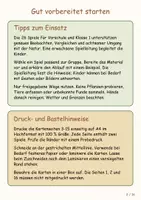 Vorschau - Spiele - Naturspiele – 26 Spielkarten für Vorschule & Klasse 1: Natur entdecken, Draußenspiele, Wahrnehmung, Beobachten, Umwelt, Kita & Grundschule – illustrierte Spielanleitungen als PDF - Seite 1
