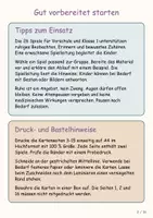 Vorschau - Spiele - Ruhe & Konzentration – 26 Spielkarten für Vorschule & Klasse 1: Ruheübungen, Wahrnehmung, Zuhören, Gedächtnis, Aufmerksamkeit, Kita & Grundschule – illustrierte Spielanleitungen als PDF - Seite 1