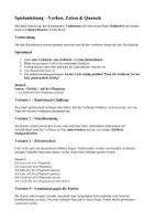 Vorschau - Stationenlernen - Verben & Zeitformen – lustiges Kartenspiel mit Quatschsätzen - Seite 1