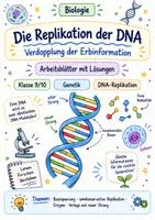 Vorschau - Arbeitsblätter - Wanyvo´s Lernspuren - DNA Replikation - Deckblatt