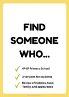 Vista previa - Juegos / Gamificación - Find someone who - Portada