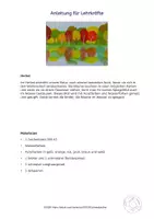 Vorschau - Mal- und Bastelvorlagen - Kunst Herbst, ein Herbstwald am See, Spiegelbild, Grundschule - Seite 3