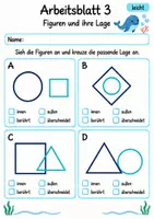 Vorschau - Arbeitsblätter - Lagebeziehungen Klasse 4 | Mathematik Klasse 4 | 10 Arbeitsblätter als PDF - Seite 3