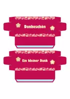 Vorschau - Mal- und Bastelvorlagen - Bastelvorlage Muttertag: Kleiner Dank für Schokoriegel - Seite 2