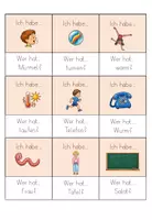 Vorschau - Bildkarten - Ich habe...- Wer hat...? - 1. Klasse a, m, o, i, l, u, e, s,
f , n, w, r, t, au - Seite 2