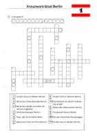 Vorschau - Arbeitsblätter - Kreuzworträtsel Berlin - Deckblatt