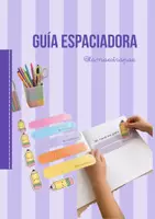 Vista previa - Refuerzo / NEE / Materiales de apoyo - Guía espaciadora de escritura para niños - Portada