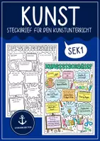 Vorschau - Arbeitsblätter - Kunstunterricht - Doodle Steckbrief Schulstart - Deckblatt